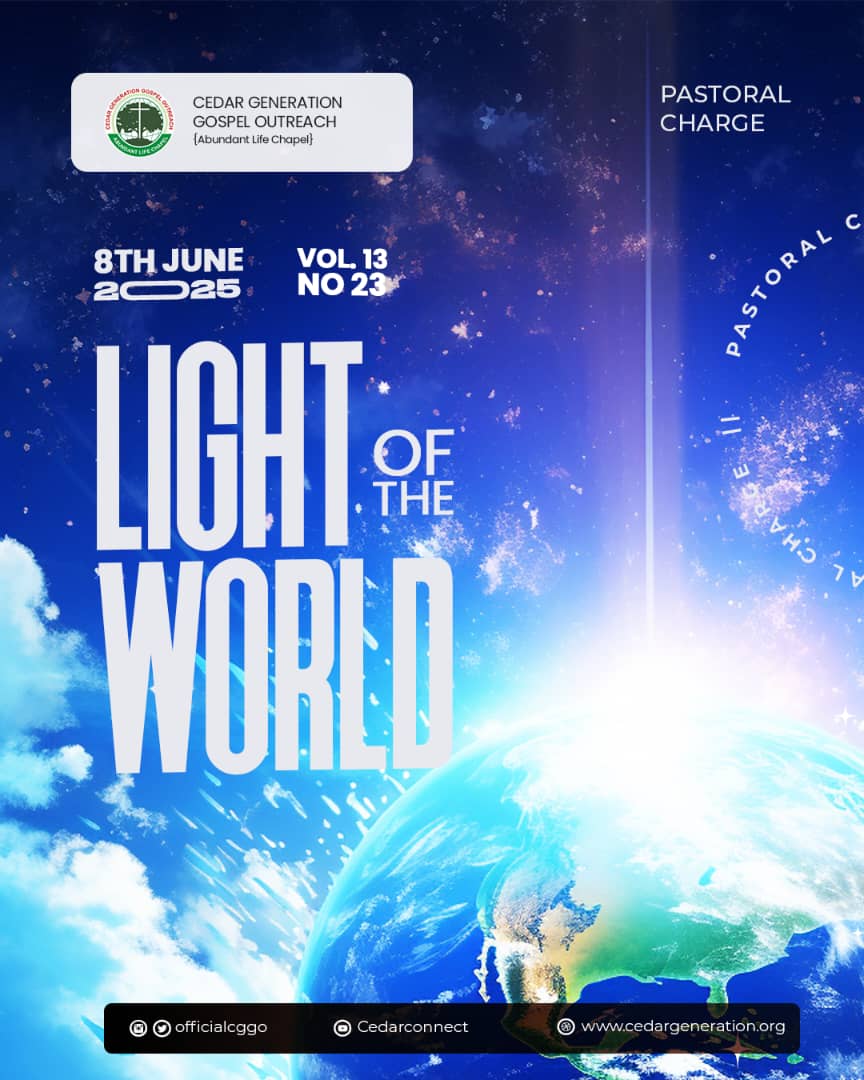 pastoral charge article hero image Light of the World