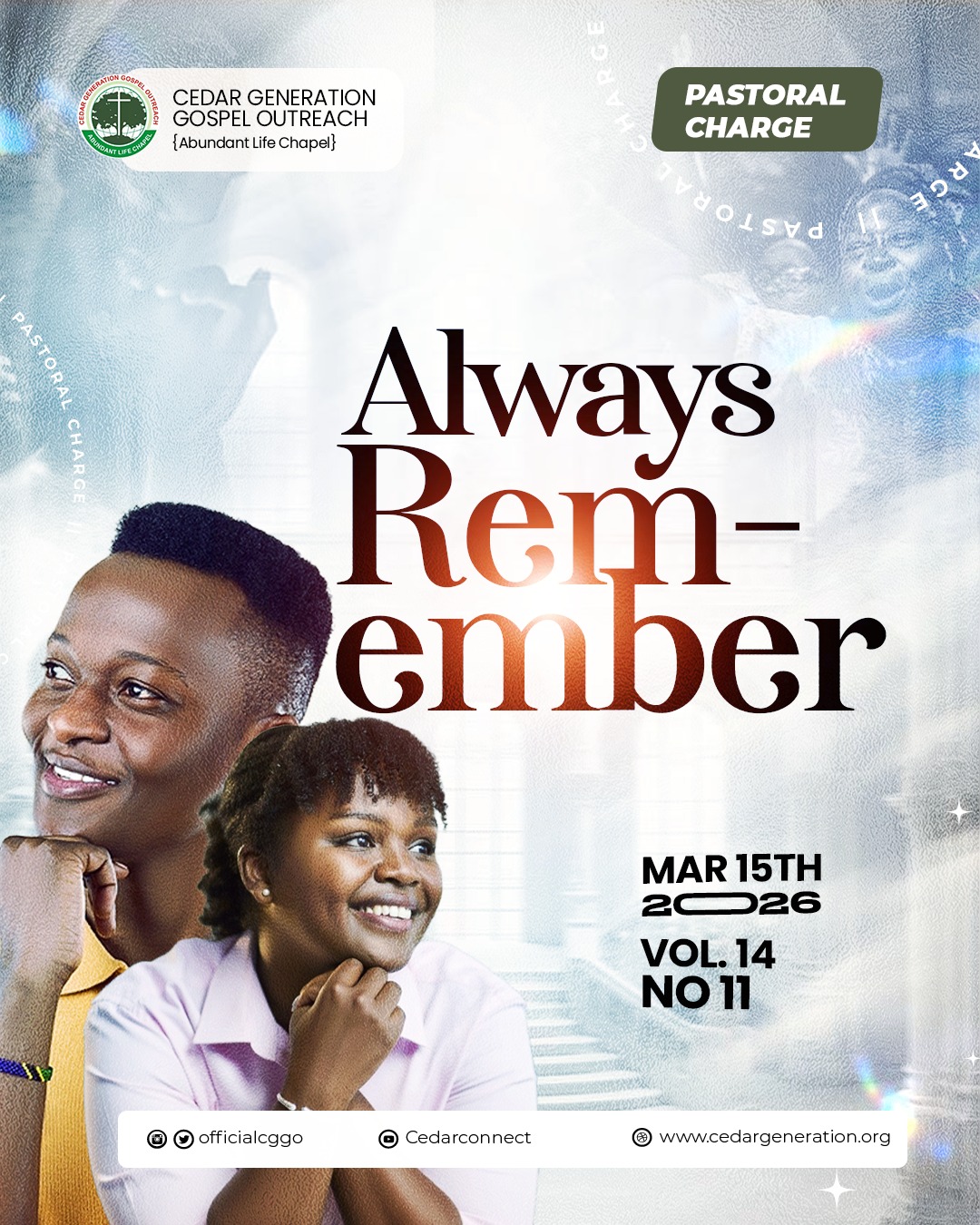 pastoral charge article hero image Always Remember