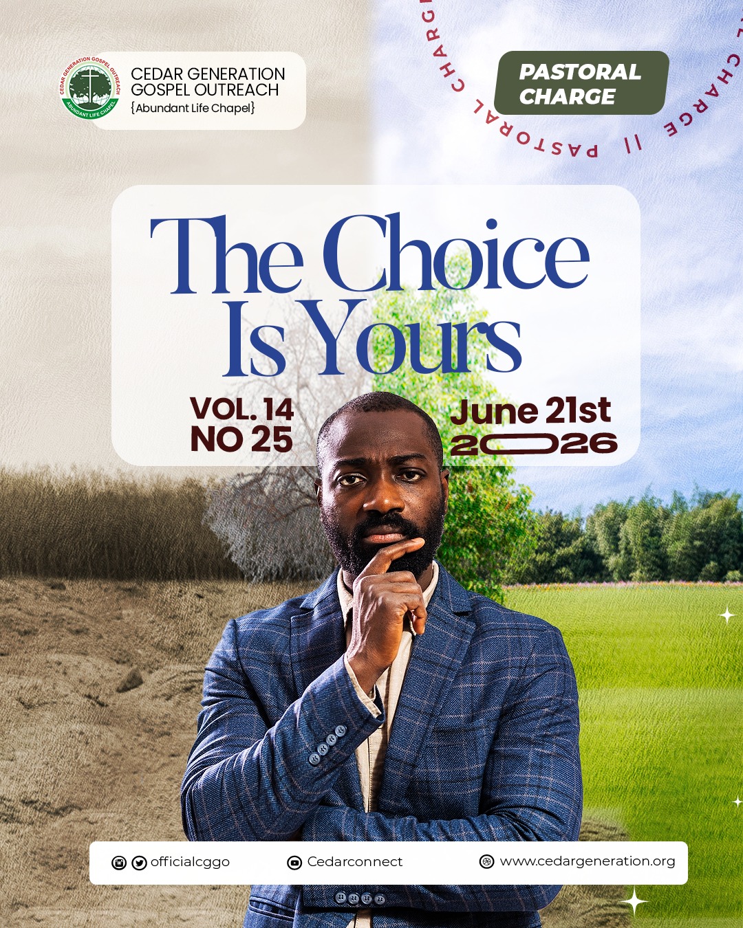 pastoral charge article hero image The Choice is Yours