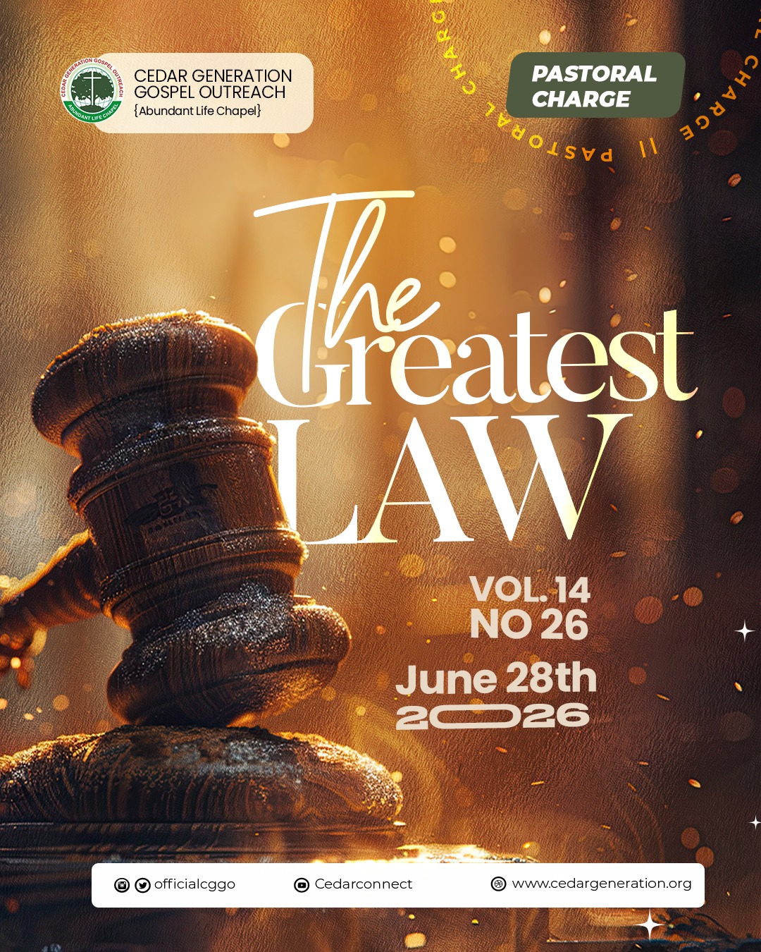 pastoral charge article hero image The Greatest Law