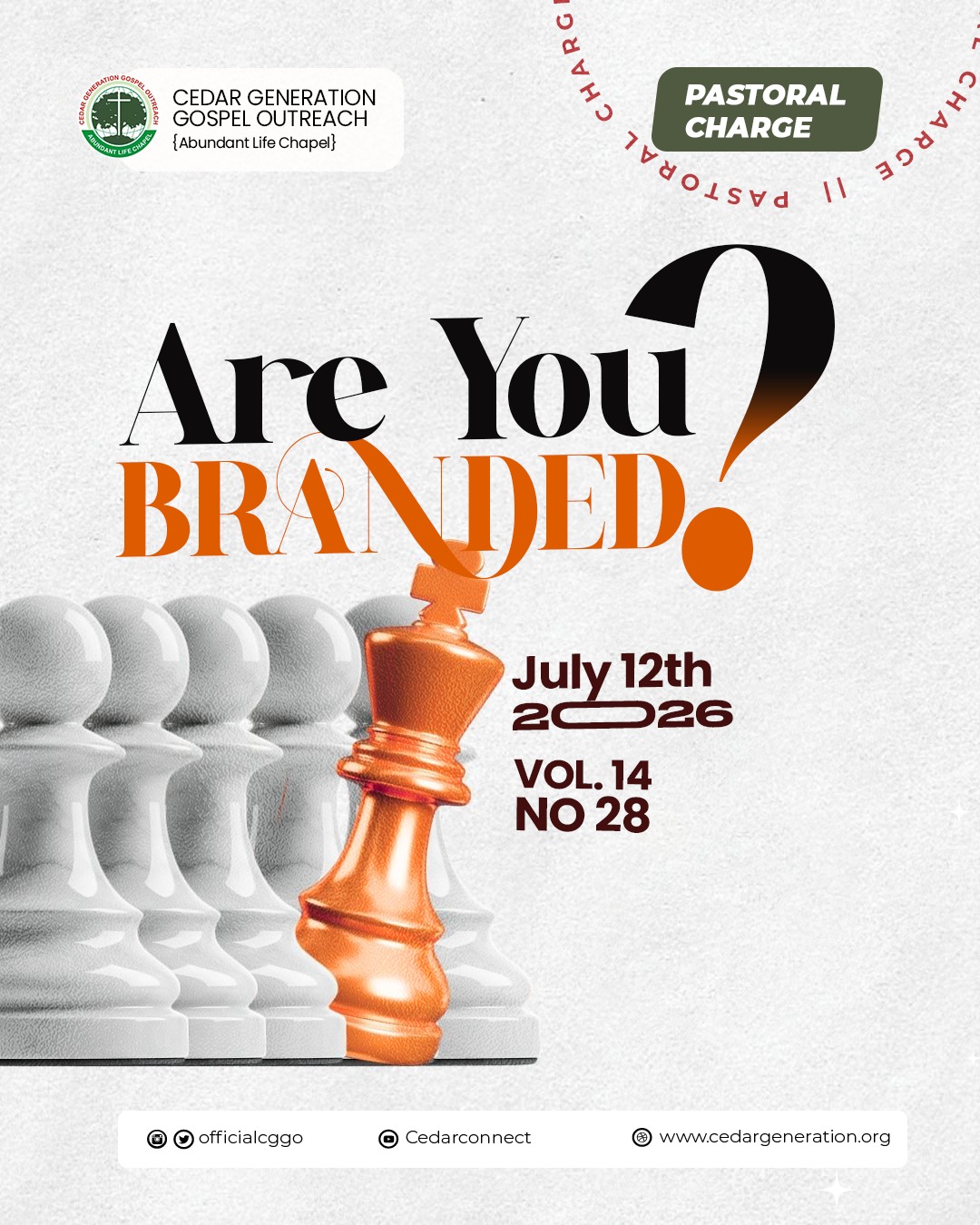 pastoral charge article hero image Are You Branded?