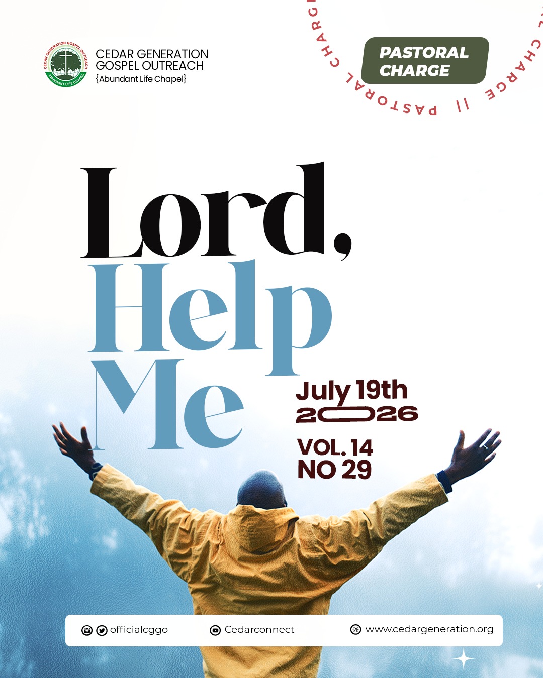 pastoral charge article hero image Lord Help Me