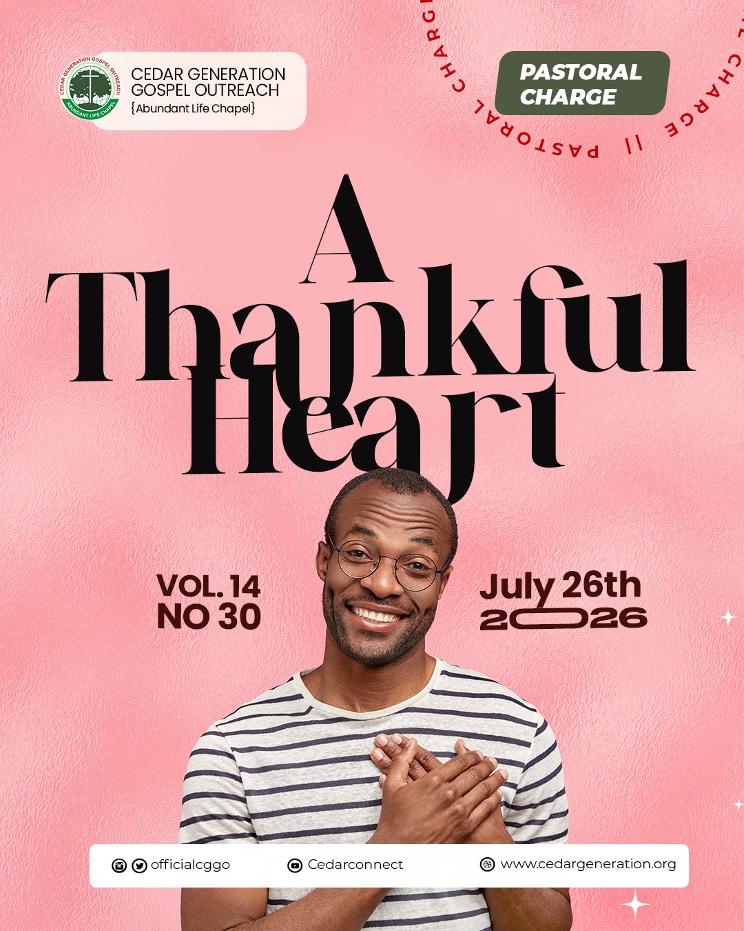 pastoral charge article hero image A Thankful Heart