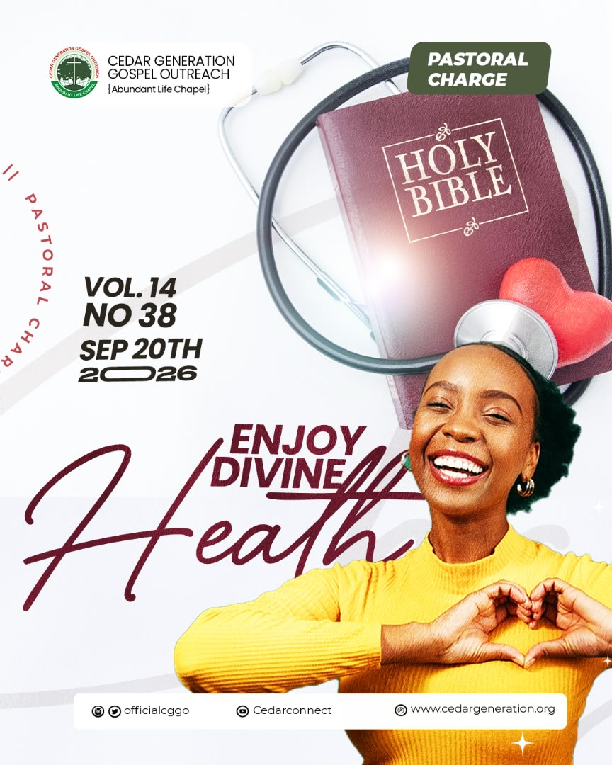 pastoral charge article hero image Enjoy Divine Health