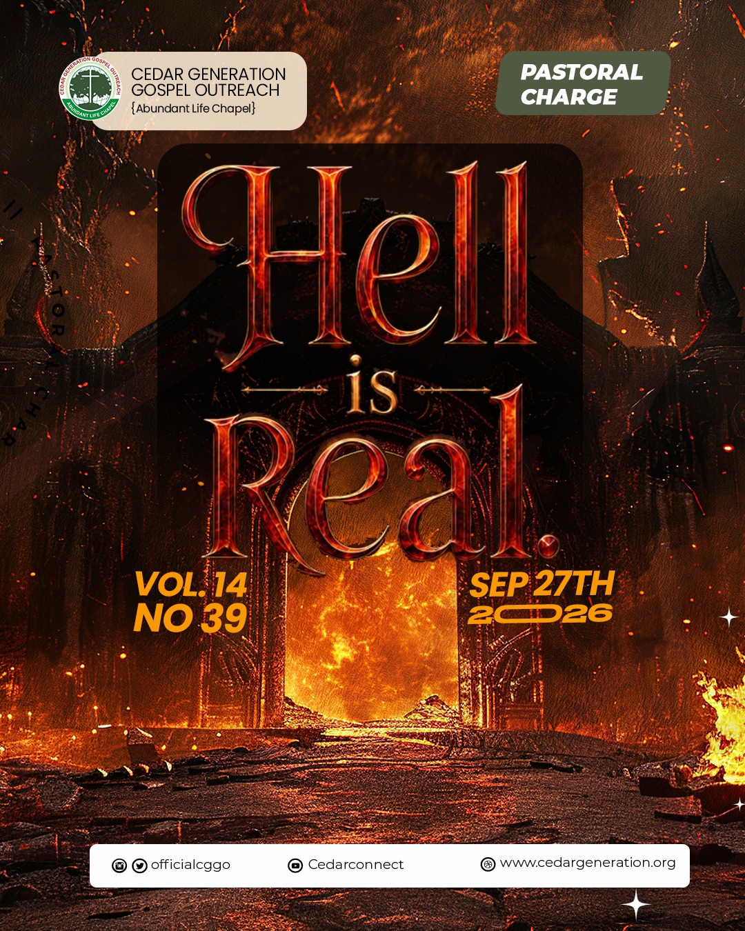 pastoral charge article hero image Hell Is Real