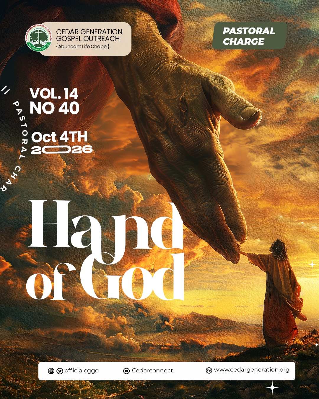 pastoral charge article hero image The Hand of God